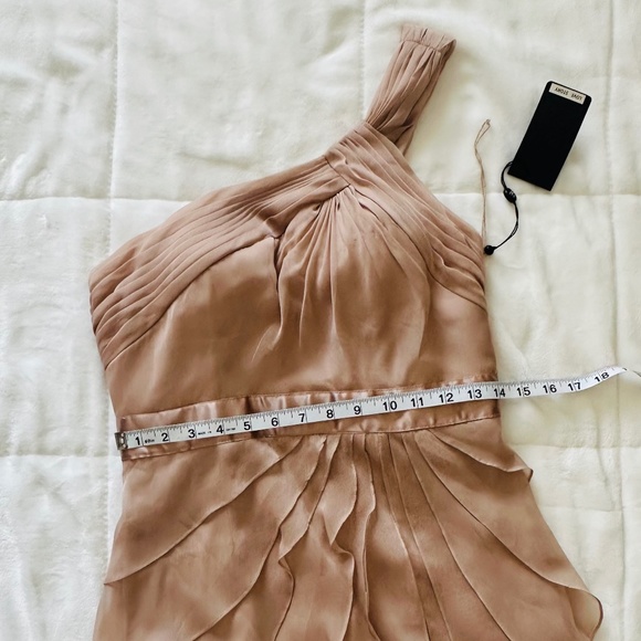 Dress | size 6 | Adrianna Pappel | Cocktail  | Champagne, blush, nude - Picture 10 of 14